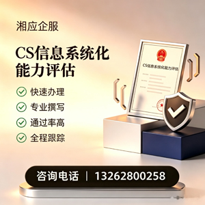 大理CS信息系统化能力评估申报服务